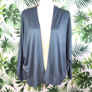 Loft Outlet Blue Gray Sweater (Size: Large)